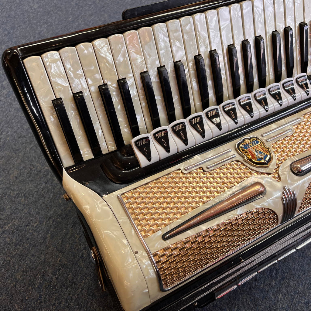 Carbonari Piano Accordion Italy Black & White