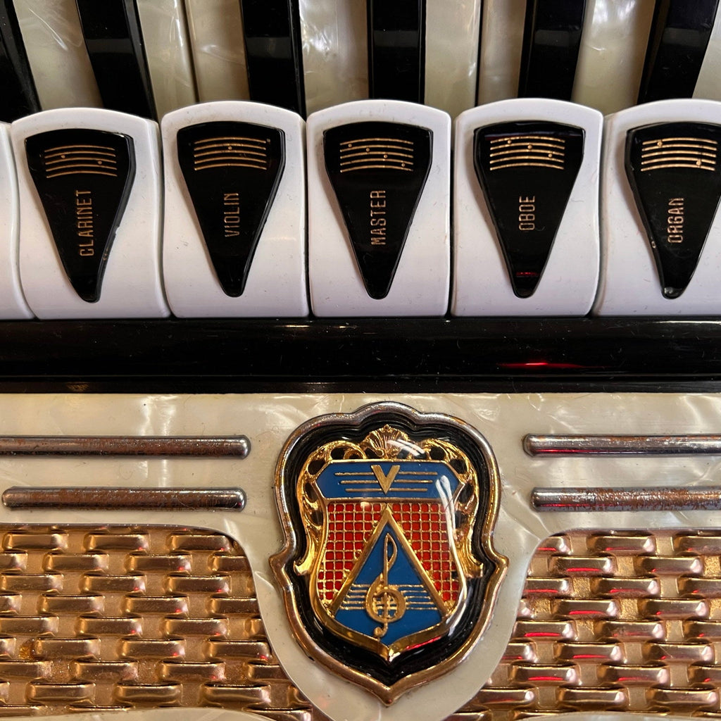 Carbonari Piano Accordion Italy Black & White