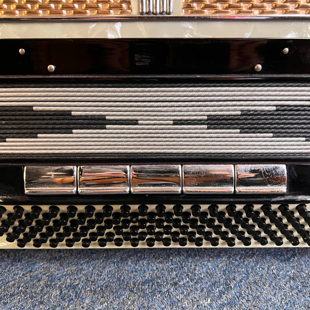 Carbonari Piano Accordion Italy Black & White