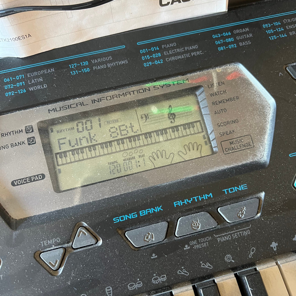 Casio CTK-2100 Portable Keyboard (used)