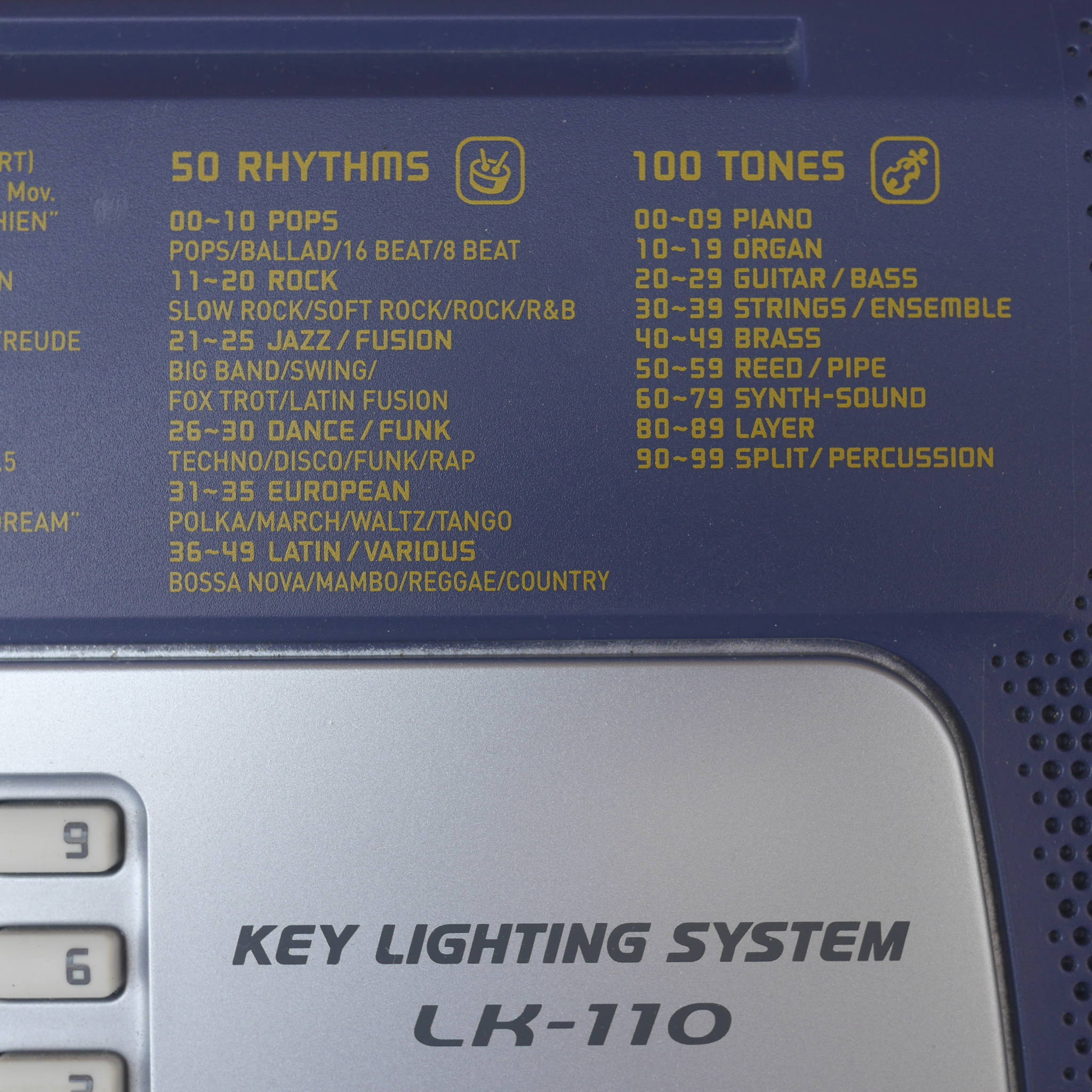 Casio LK-110 61-Key Key-Lighting Keyboard used