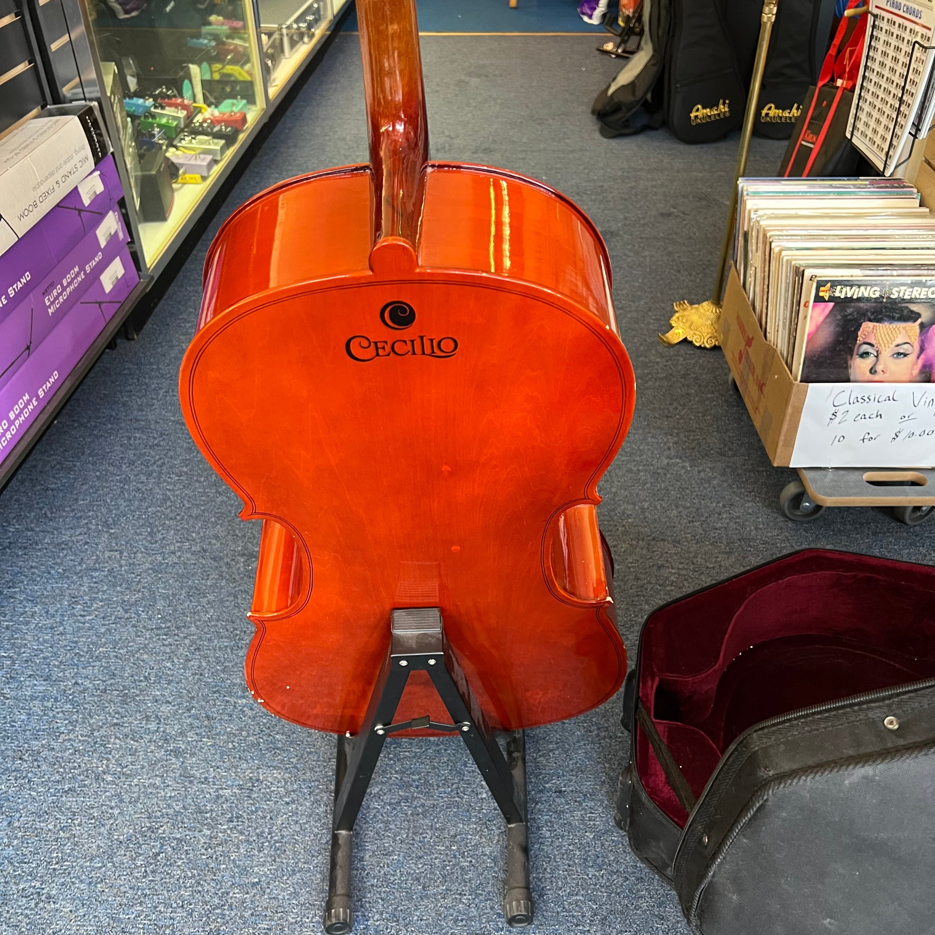 Cecilio CC-100 Cello Outfit with Case bow accessories (used)