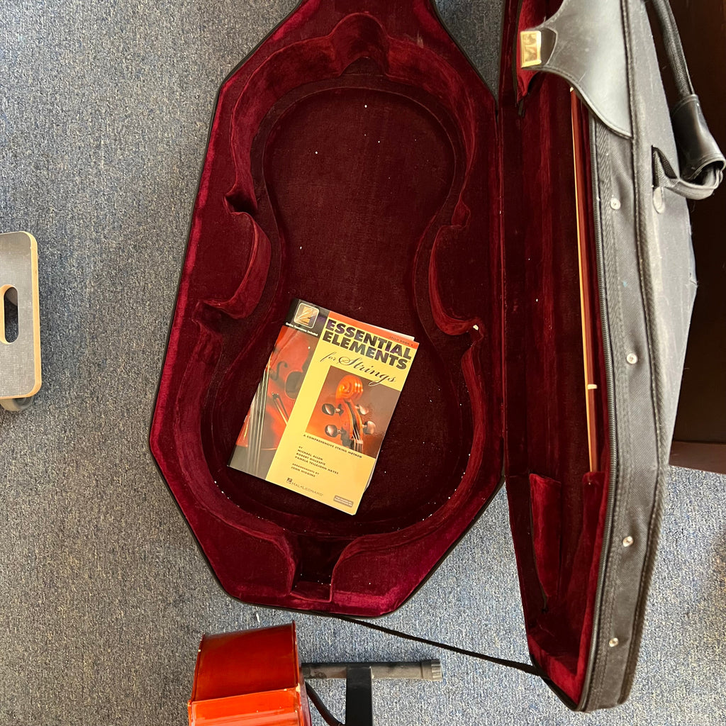 Cecilio CC-100 Cello Outfit with Case bow accessories (used)
