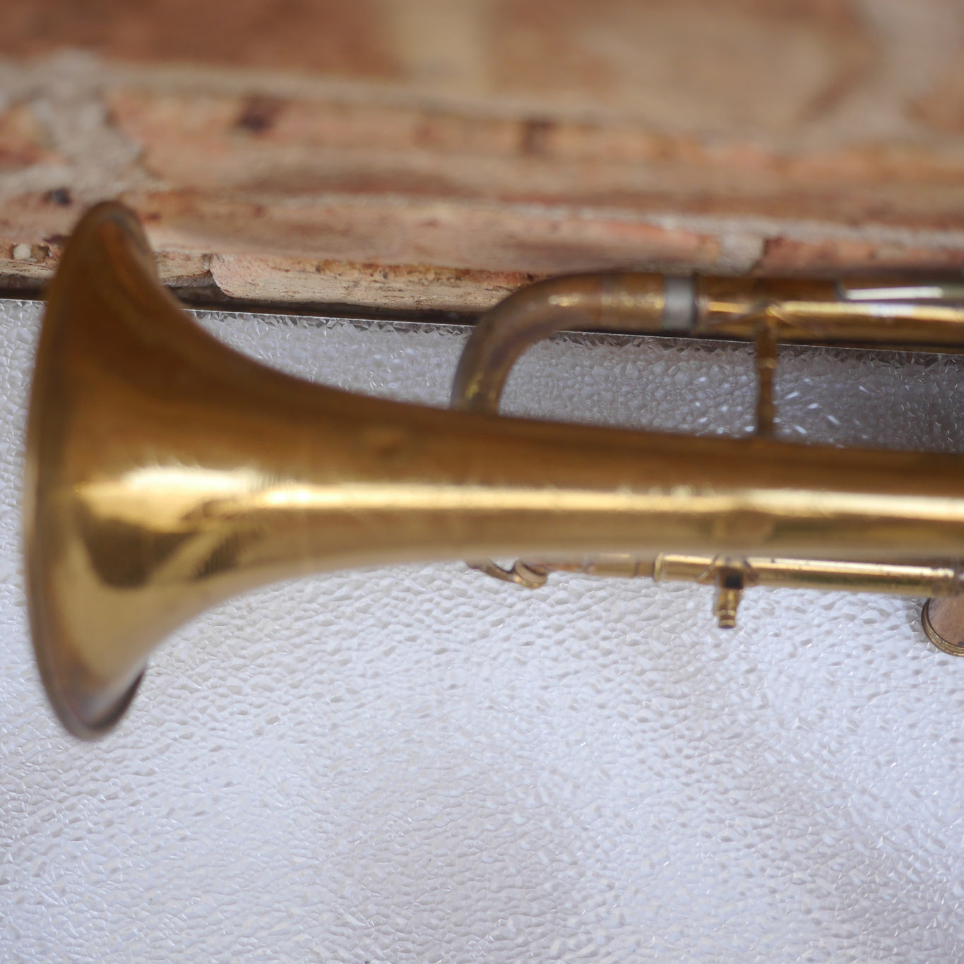 Conn Cornet old for parts or repair or wall hanger