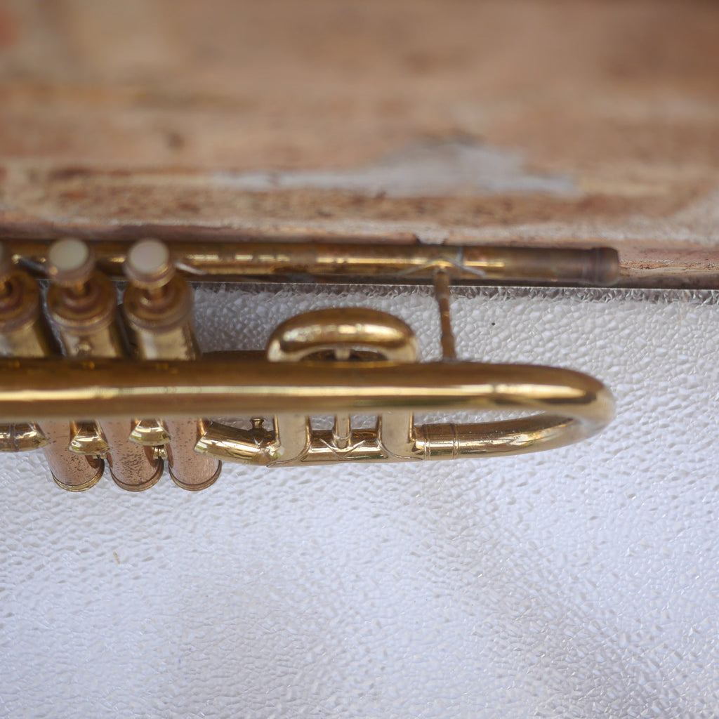 Conn Cornet old for parts or repair or wall hanger