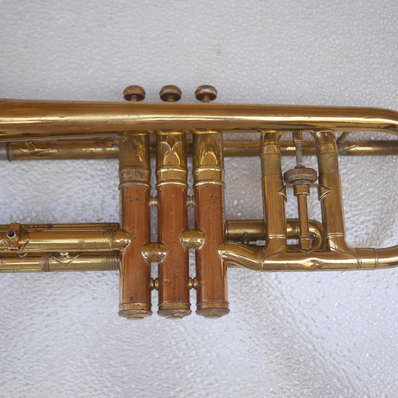 Conn Cornet old for parts or repair or wall hanger