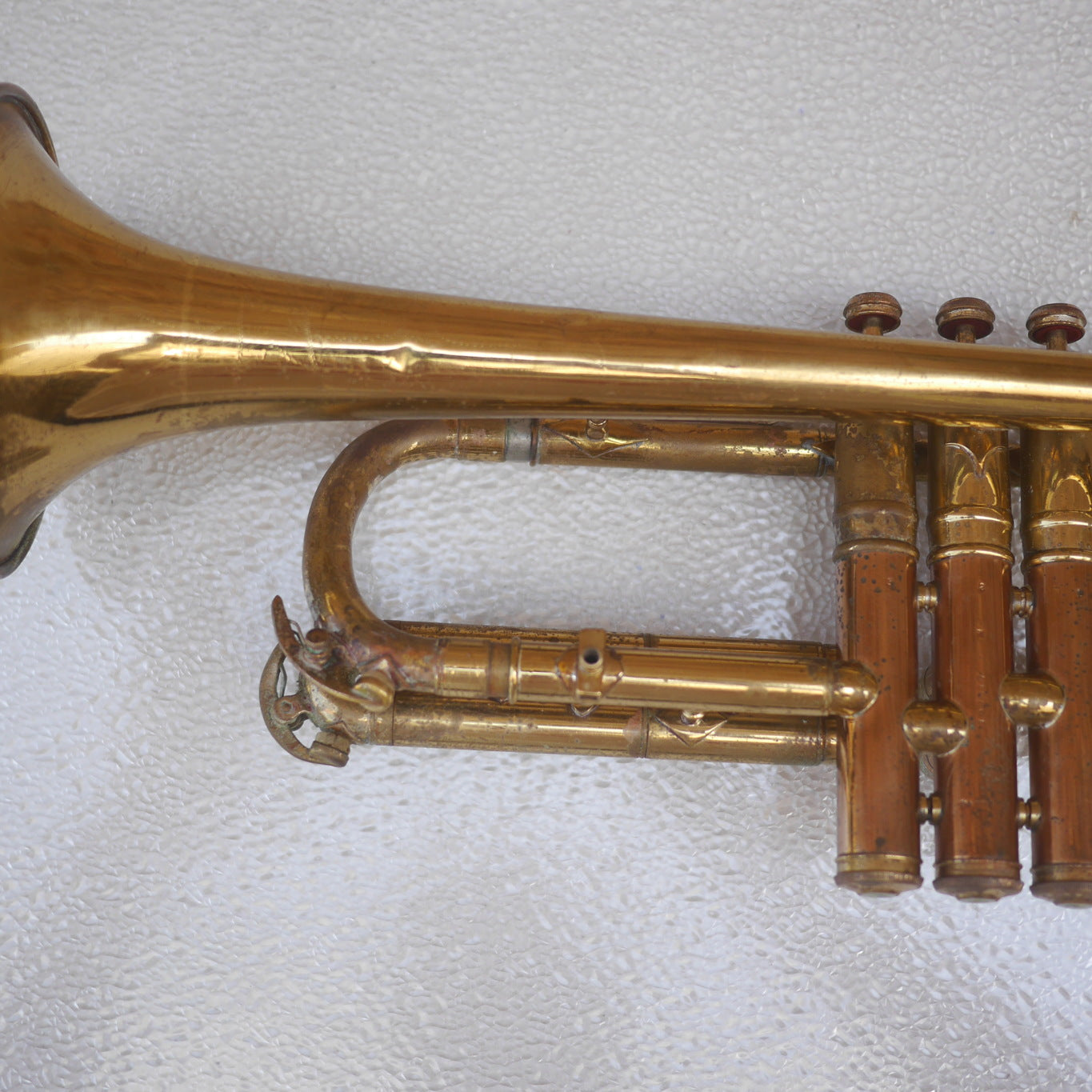 Conn Cornet old for parts or repair or wall hanger