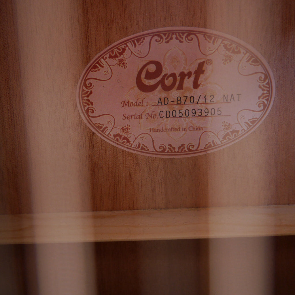 Cort AD-870/12 NAT 12 String Acoustic Guitar Natural Used