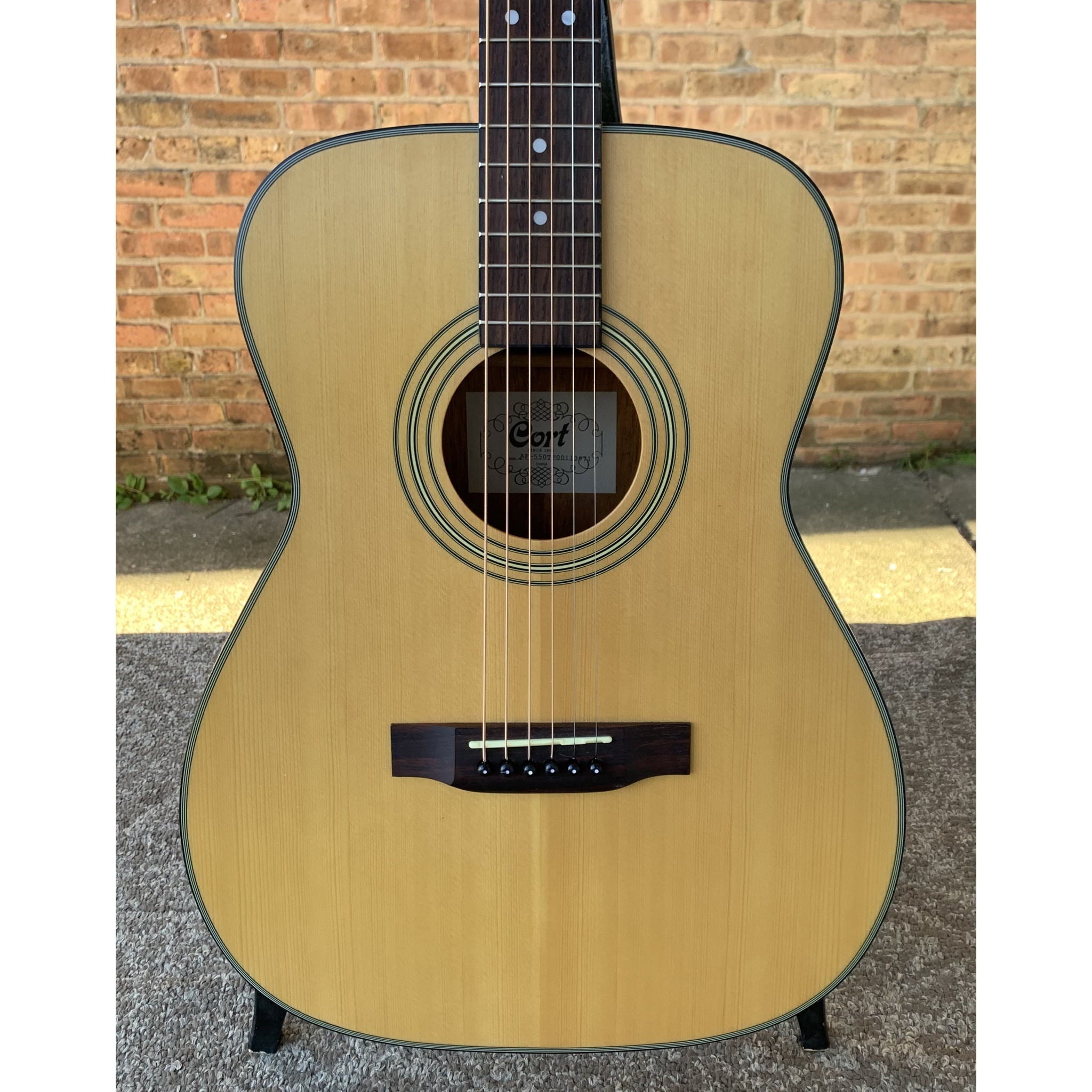 Cort AF550 TF Grand Concert Acoustic Guitar Used Natural