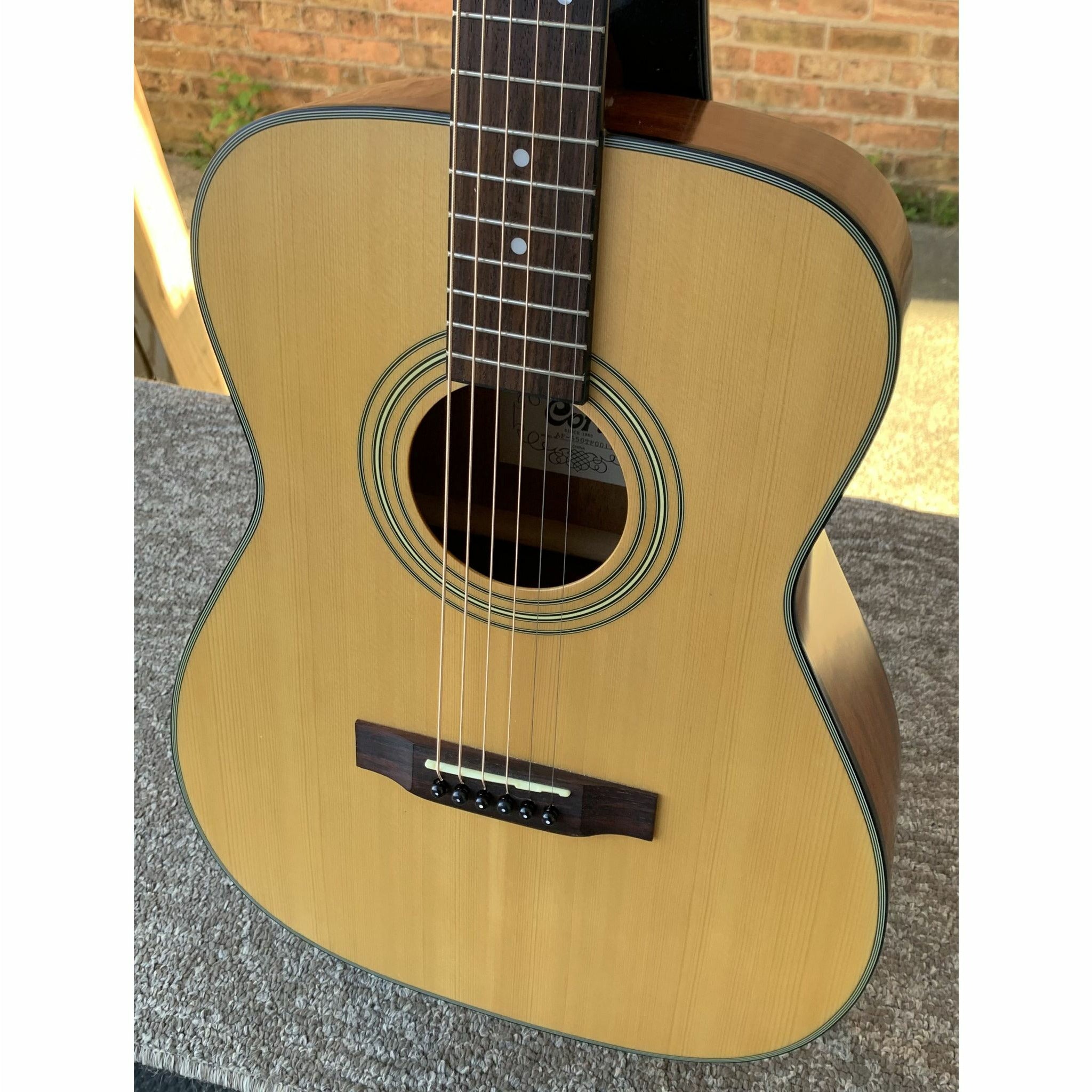 Cort AF550 TF Grand Concert Acoustic Guitar Used Natural