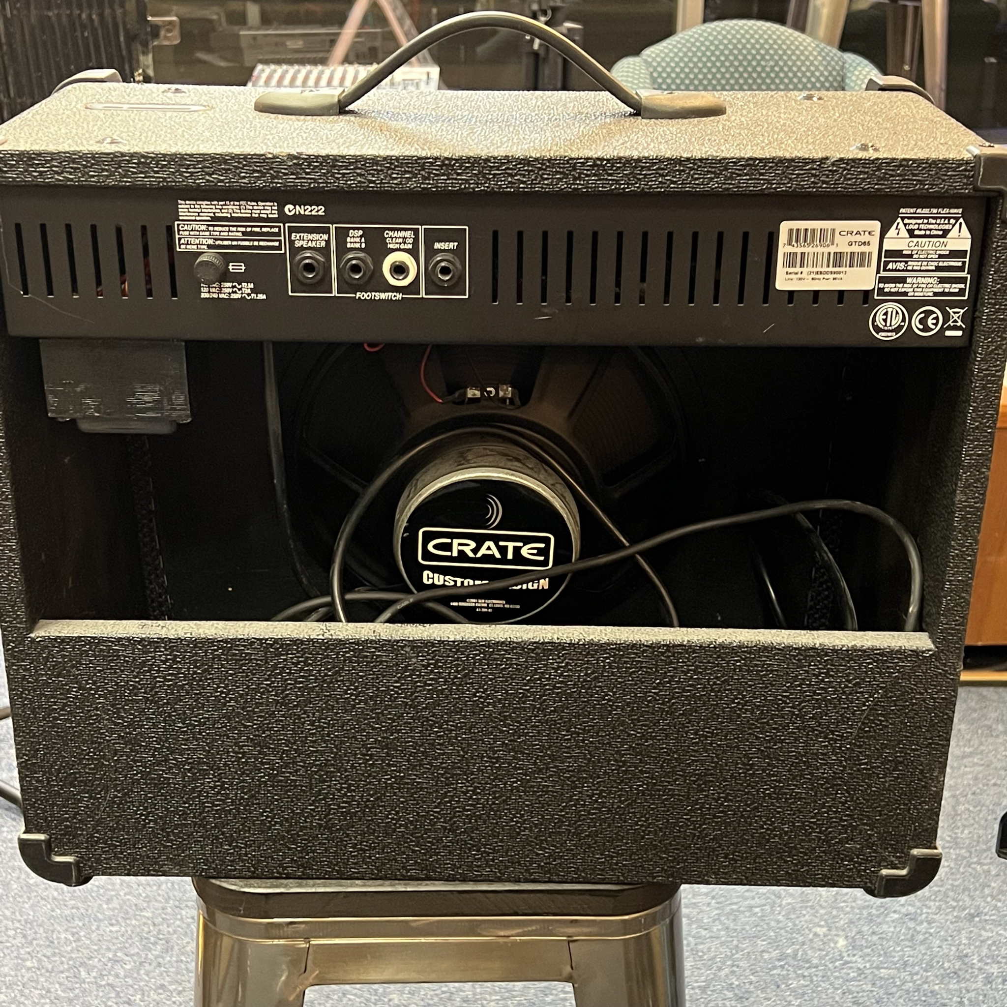 Crate GTD65 Three-Channel Guitar Amplifier with DSP and Channel Tracking (used)