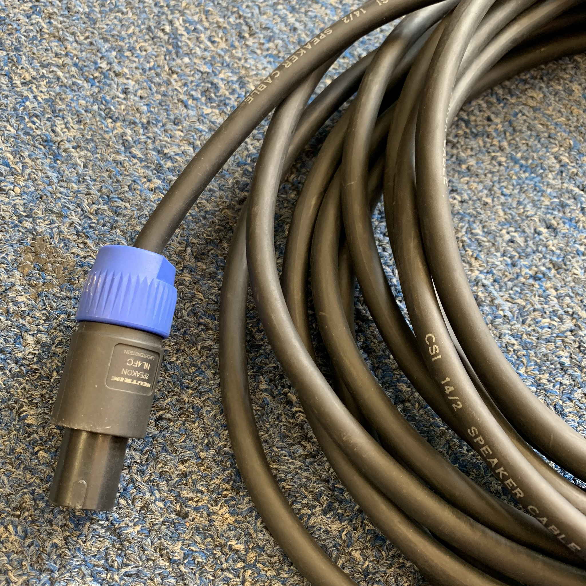 CSI 14/2 Speaker Cable Speakon 30’ (used)