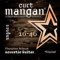 Curt Mangan Acoustic Guitar Strings Phosphor Bronze 10-46