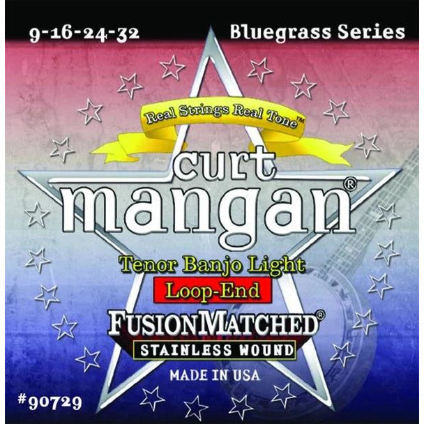 Curt Mangan Tenor Banjo Strings Light Loop End