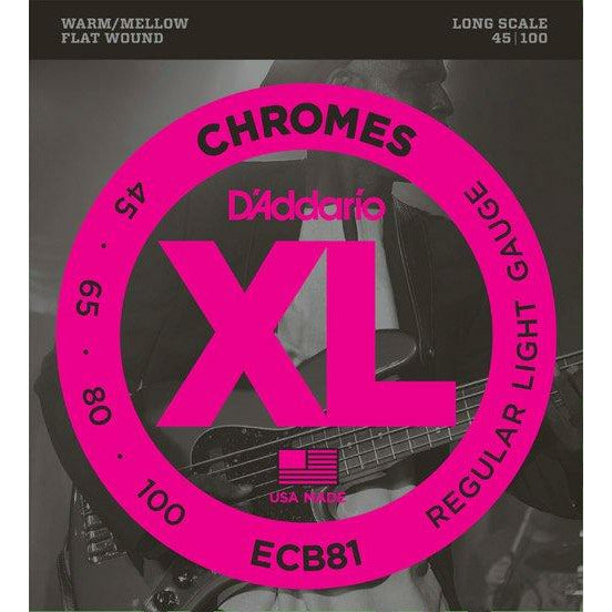 D'Addario Chromes Bass Strings 45-100