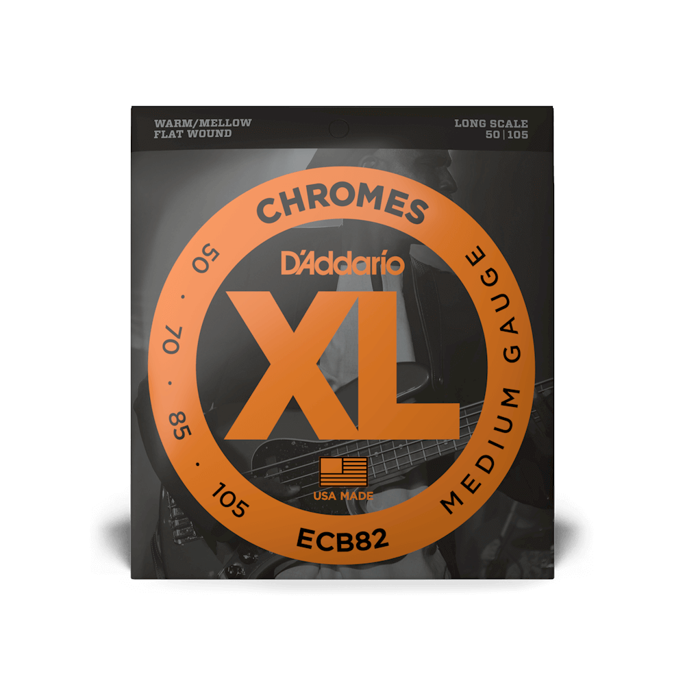 D'Addario Chromes Flat Wound Bass Strings