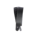 D'Addario Deluxe Leather Guitar StrapBrown with Contrast Stitch