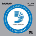 D'Addario Single String Plain 009