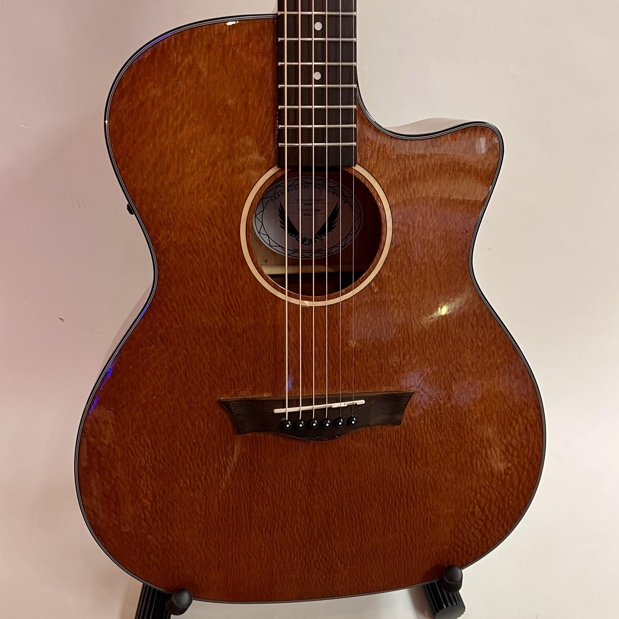 Dean AX E LACEWOOD Acoustic-Electric Guitar Natural (used)