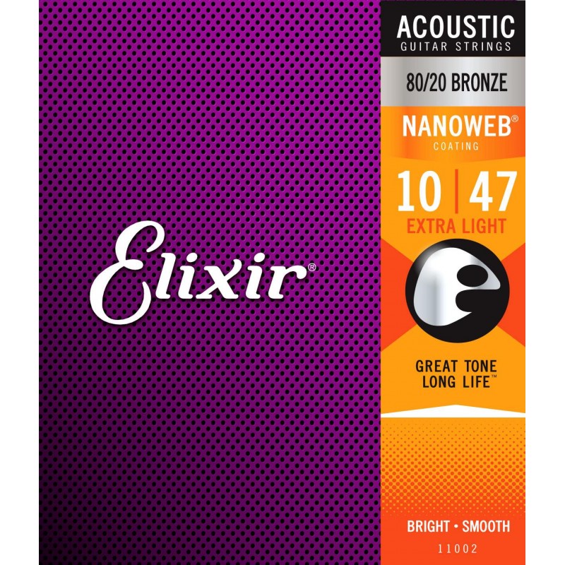 Elixir Nanoweb Acoustic Extra Light 10-47