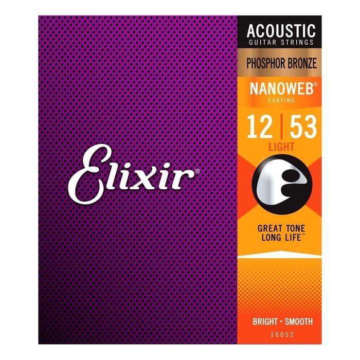 Elixir Nanoweb Phosphor Bronze Acoustic Light 12-53