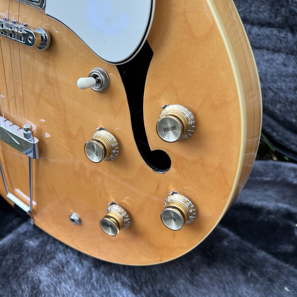 Epiphone Casino thinline Hollwbody Natural Mint 2006 w/case