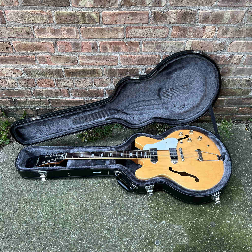 Epiphone Casino thinline Hollwbody Natural Mint 2006 w/case