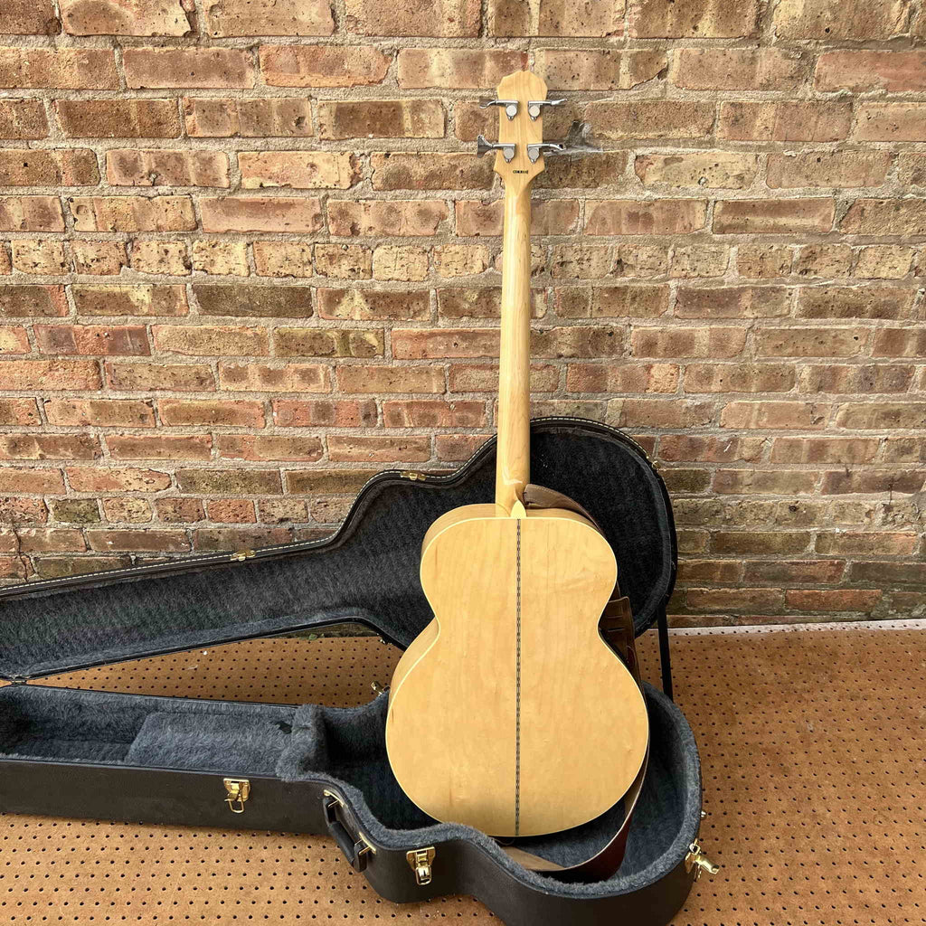 Epiphone El Capitan Acoustic-Electric Bass Guitar w/HSC 1990s Maple Mint