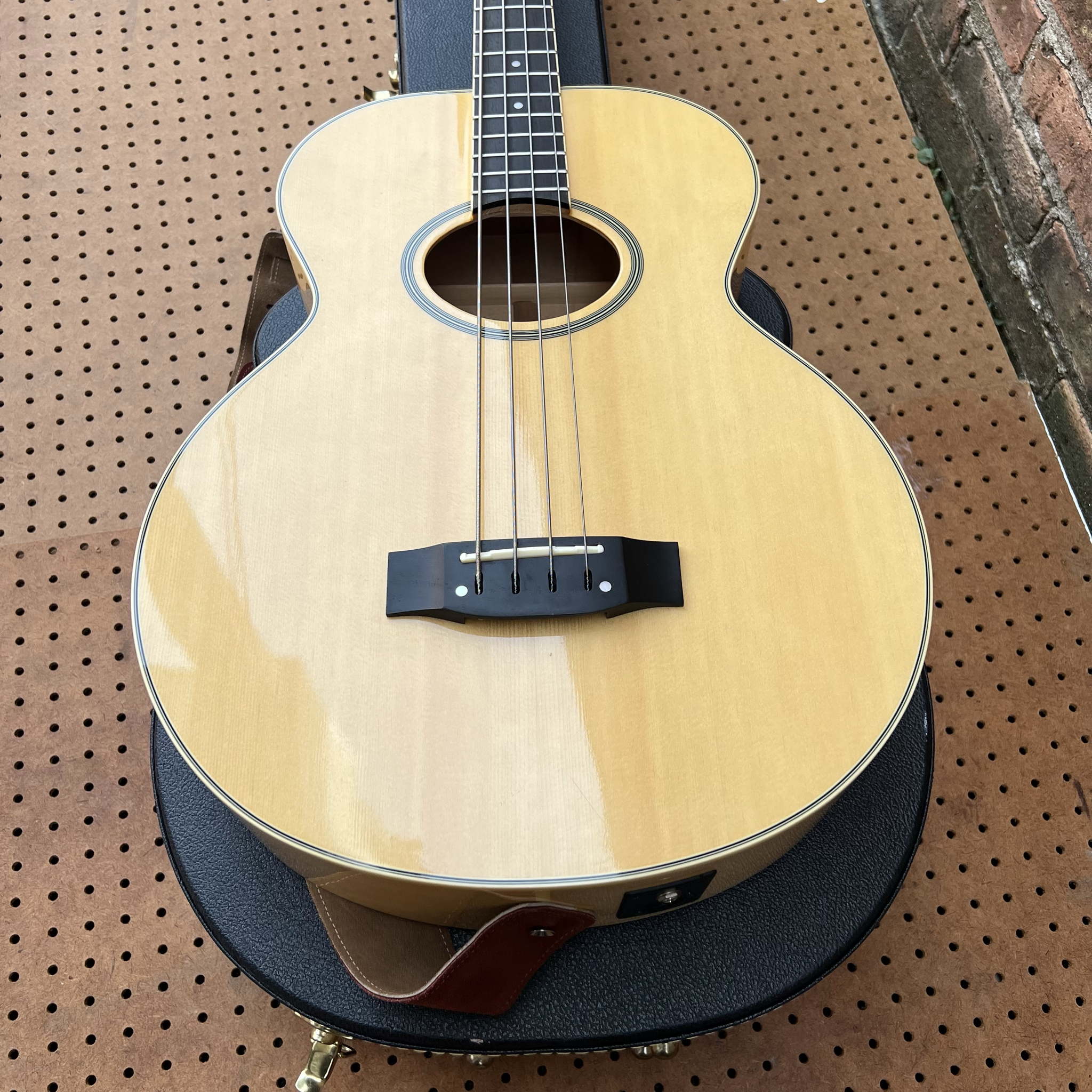 Epiphone El Capitan Acoustic-Electric Bass Guitar w/HSC 1990s Maple Mint