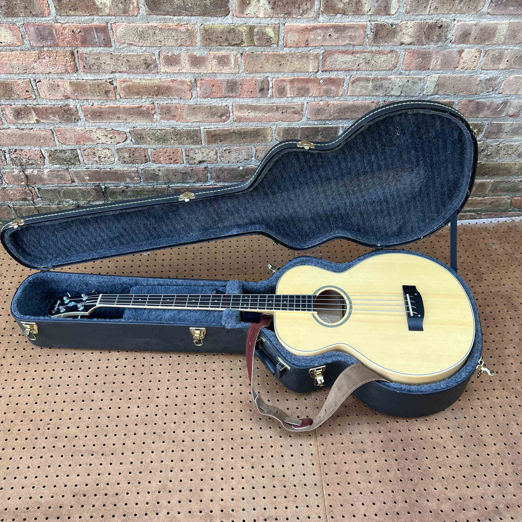 Epiphone El Capitan Acoustic-Electric Bass Guitar w/HSC 1990s Maple Mint