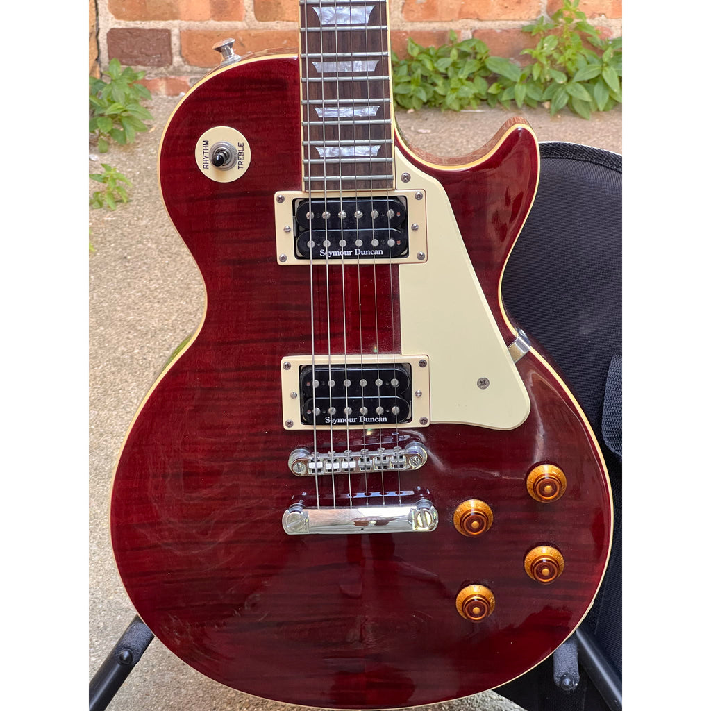 Epiphone Les Paul Flame Red Top 2002 w/Gig Bag