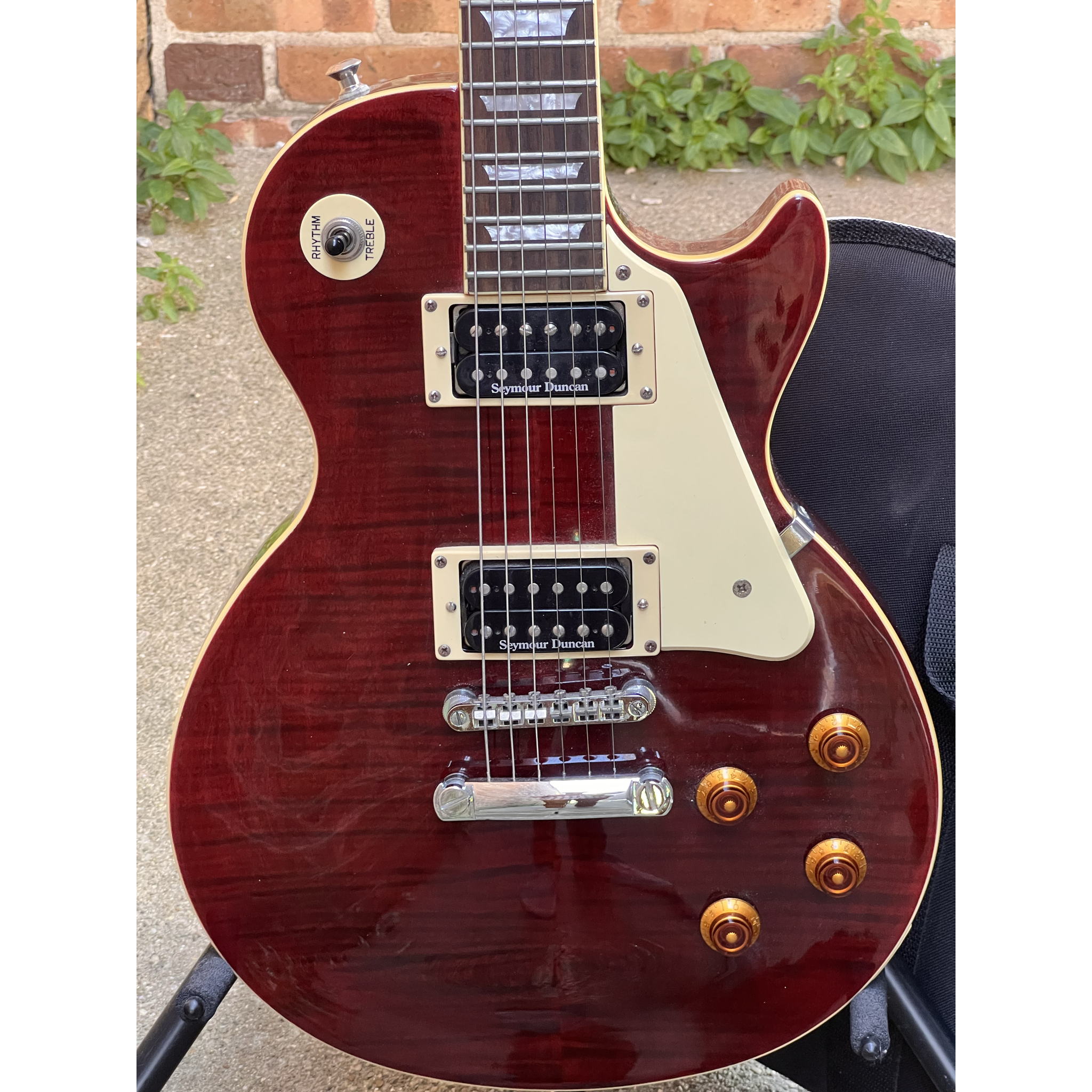Epiphone Les Paul Flame Red Top 2002 w/Gig Bag