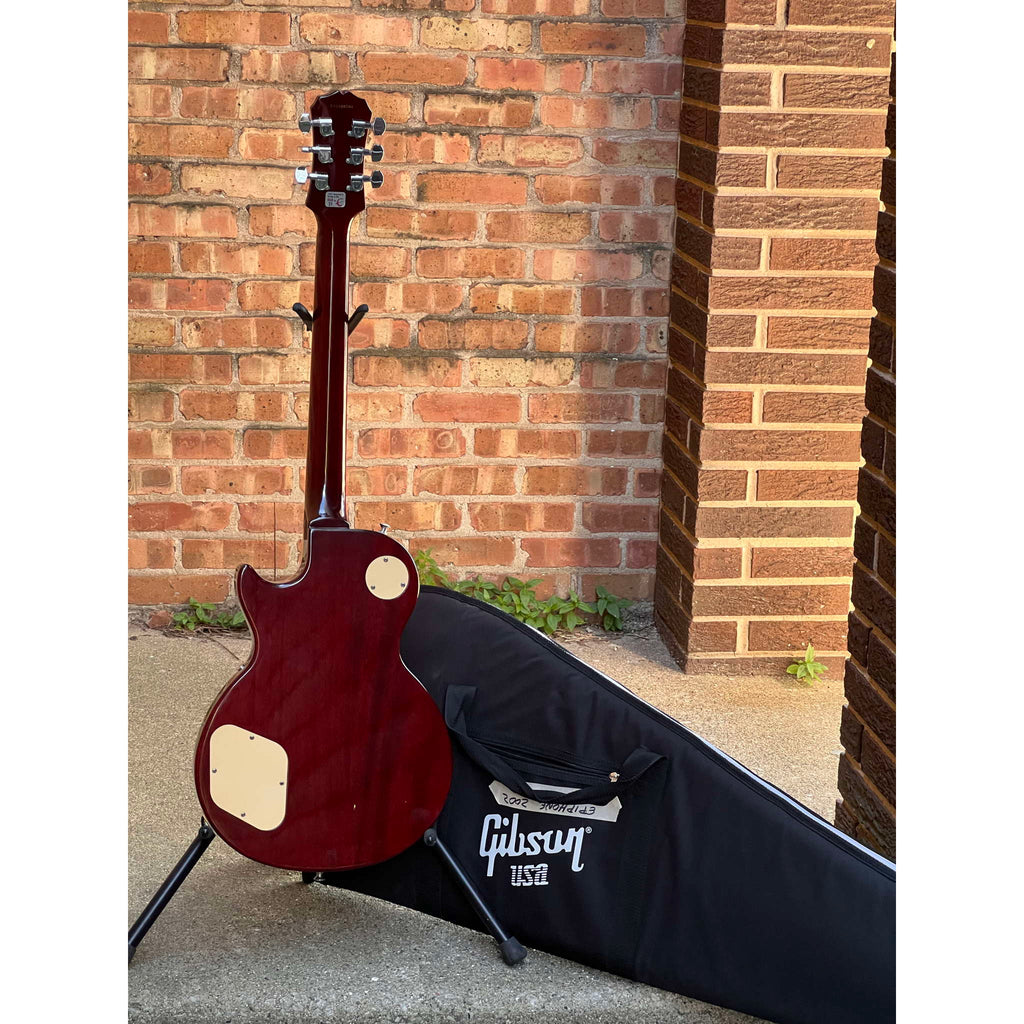 Epiphone Les Paul Flame Red Top 2002 w/Gig Bag