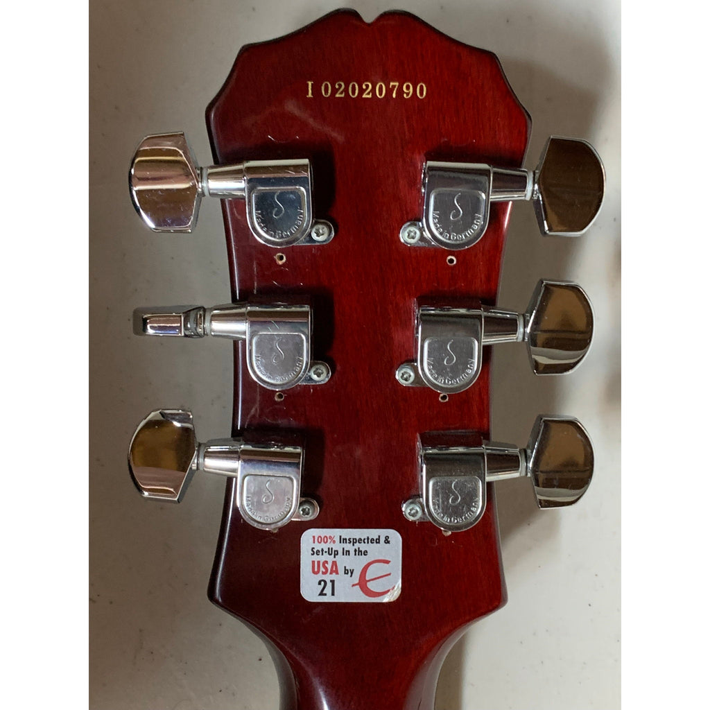 Epiphone Les Paul Flame Red Top 2002 w/Gig Bag