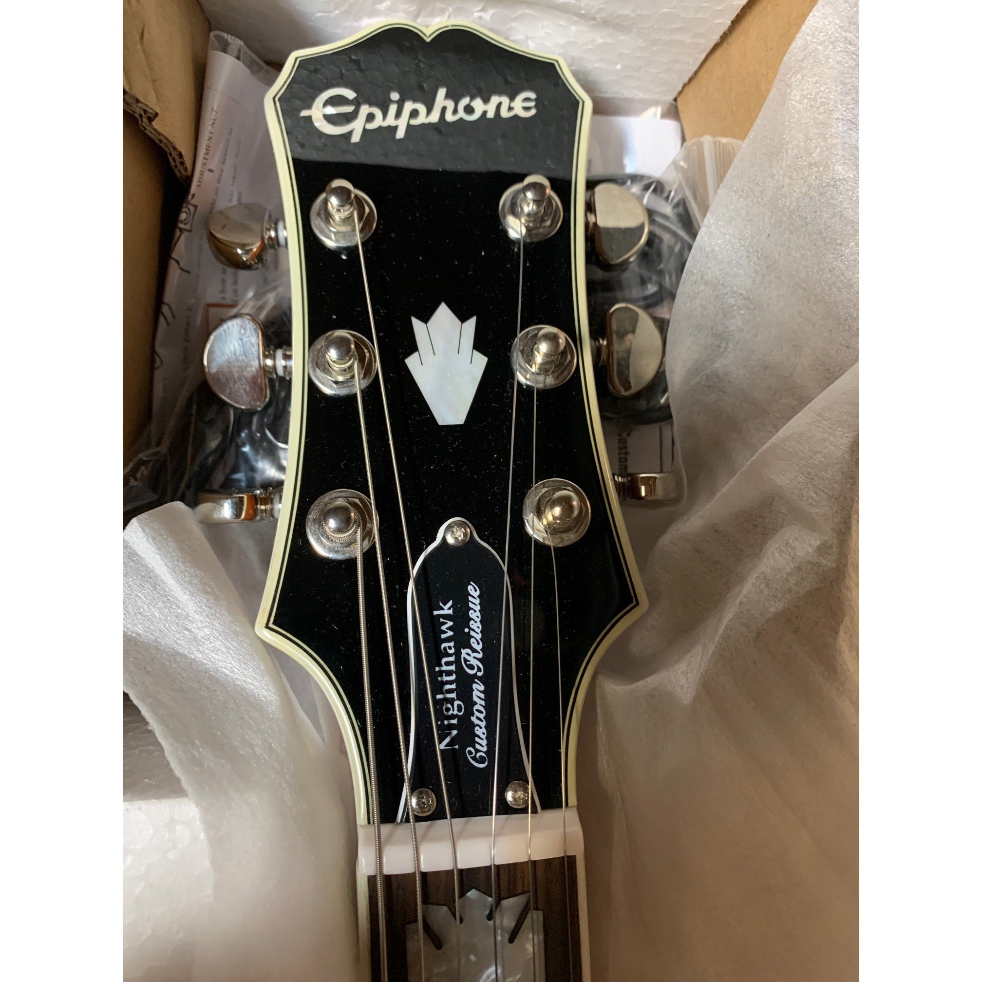 Epiphone Nighthawk Custom Reissue Translucent Amber 2011 MINT