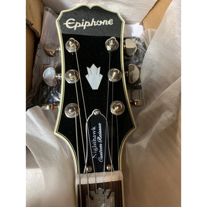 Epiphone Nighthawk Custom Reissue Translucent Amber 2011 MINT