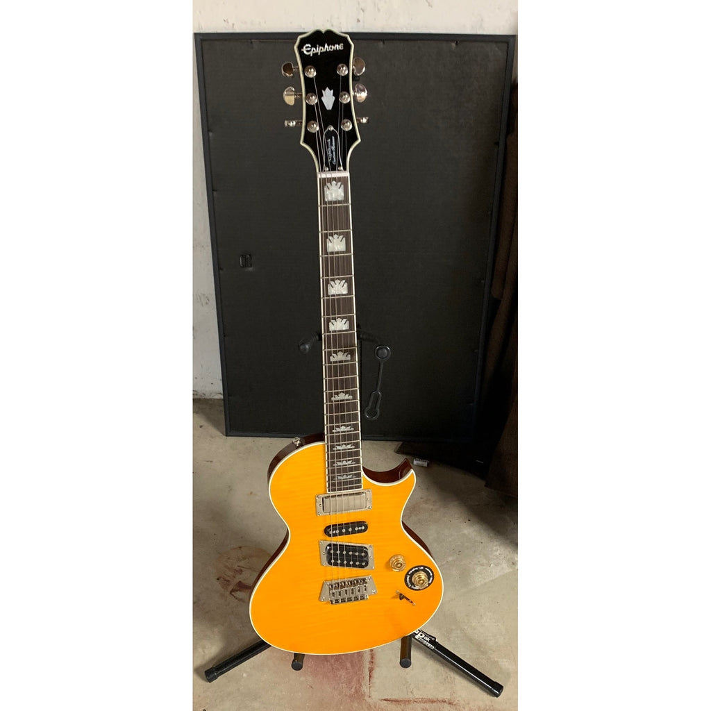 Epiphone Nighthawk Custom Reissue Translucent Amber 2011 MINT