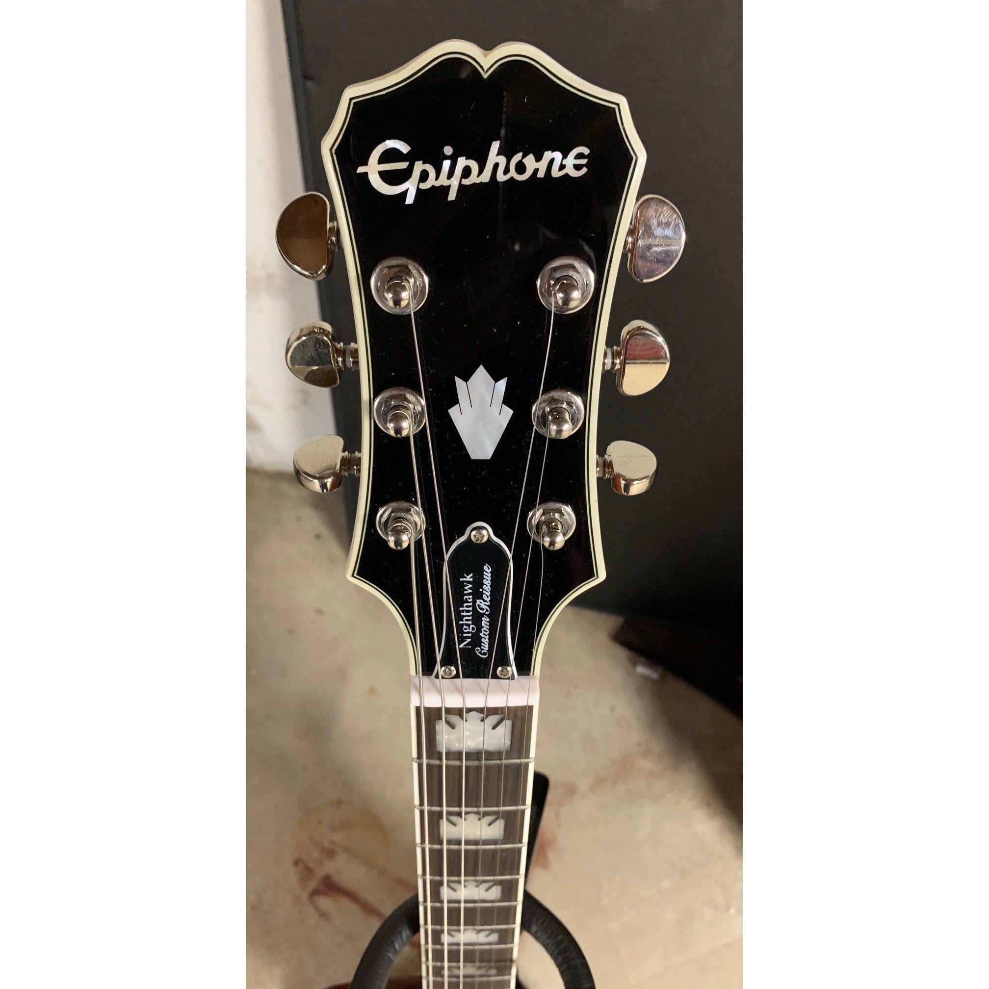 Epiphone Nighthawk Custom Reissue Translucent Amber 2011 MINT