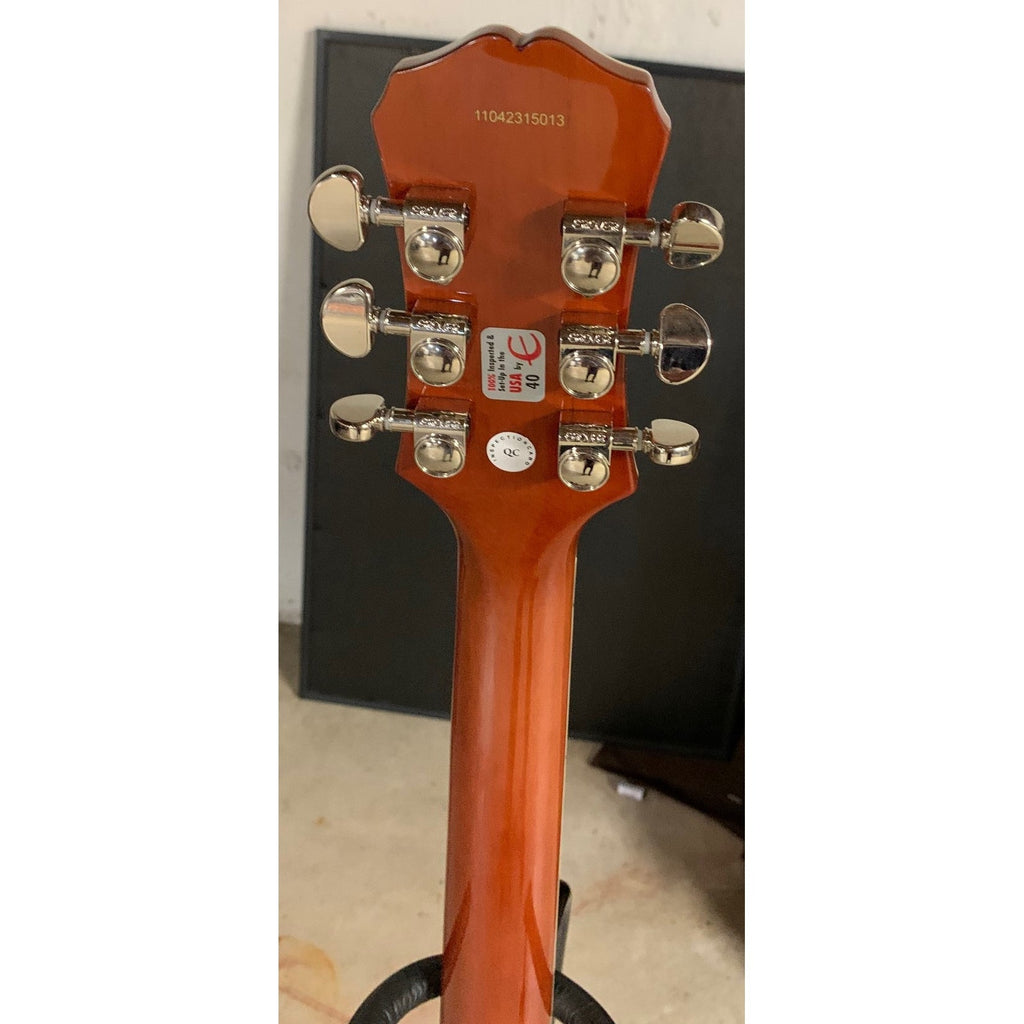 Epiphone Nighthawk Custom Reissue Translucent Amber 2011 MINT