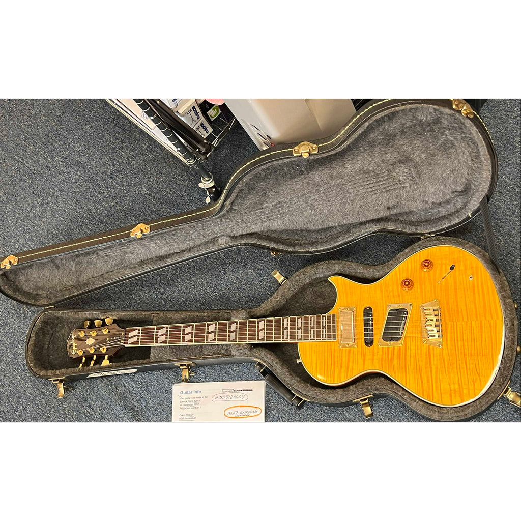 Epiphone Nighthawk Electric Guitar w/case Amber 1997