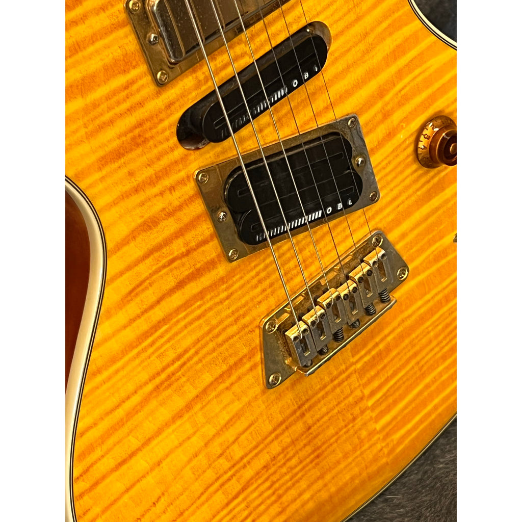 Epiphone Nighthawk Electric Guitar w/case Amber 1997