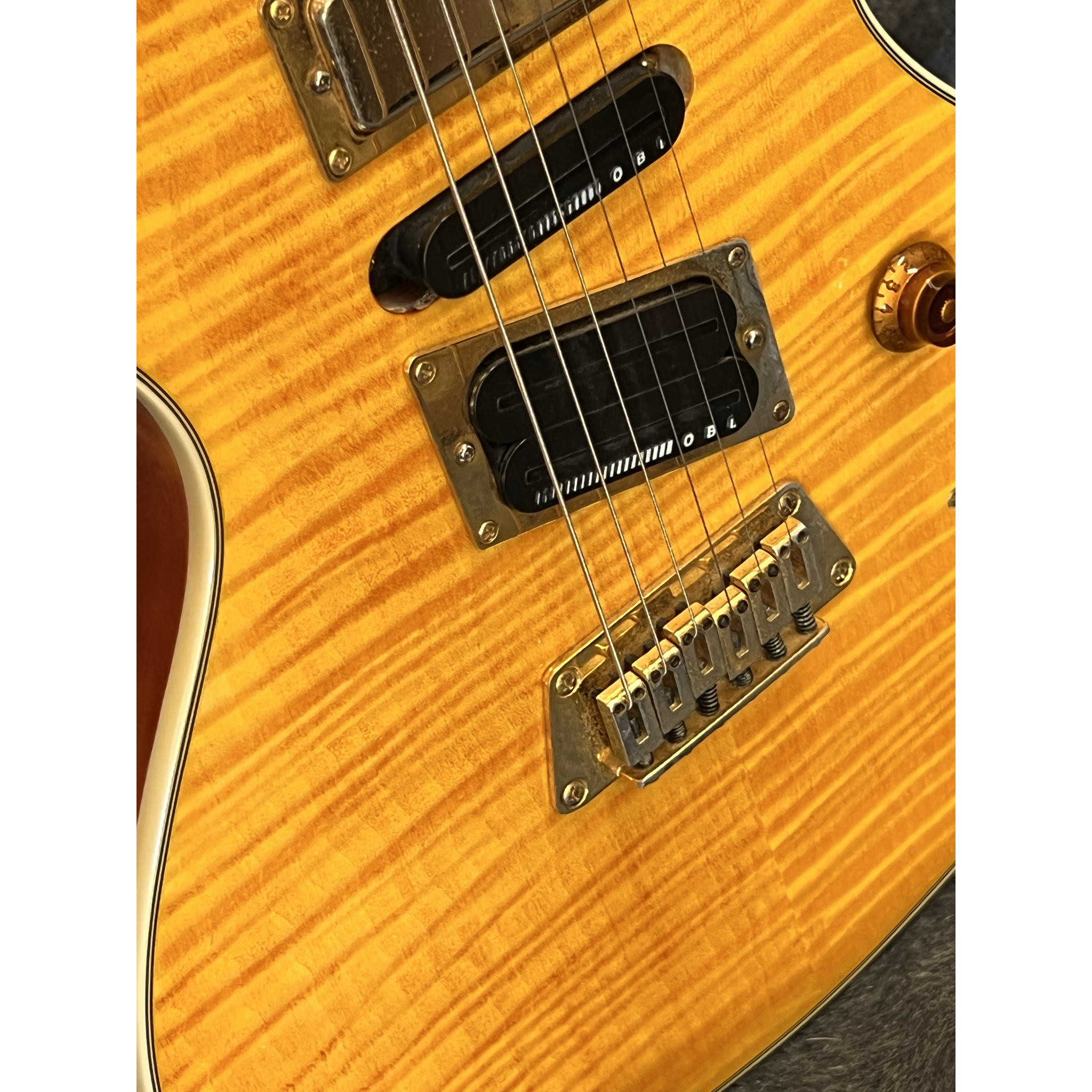 Epiphone Nighthawk Electric Guitar w/case Amber 1997