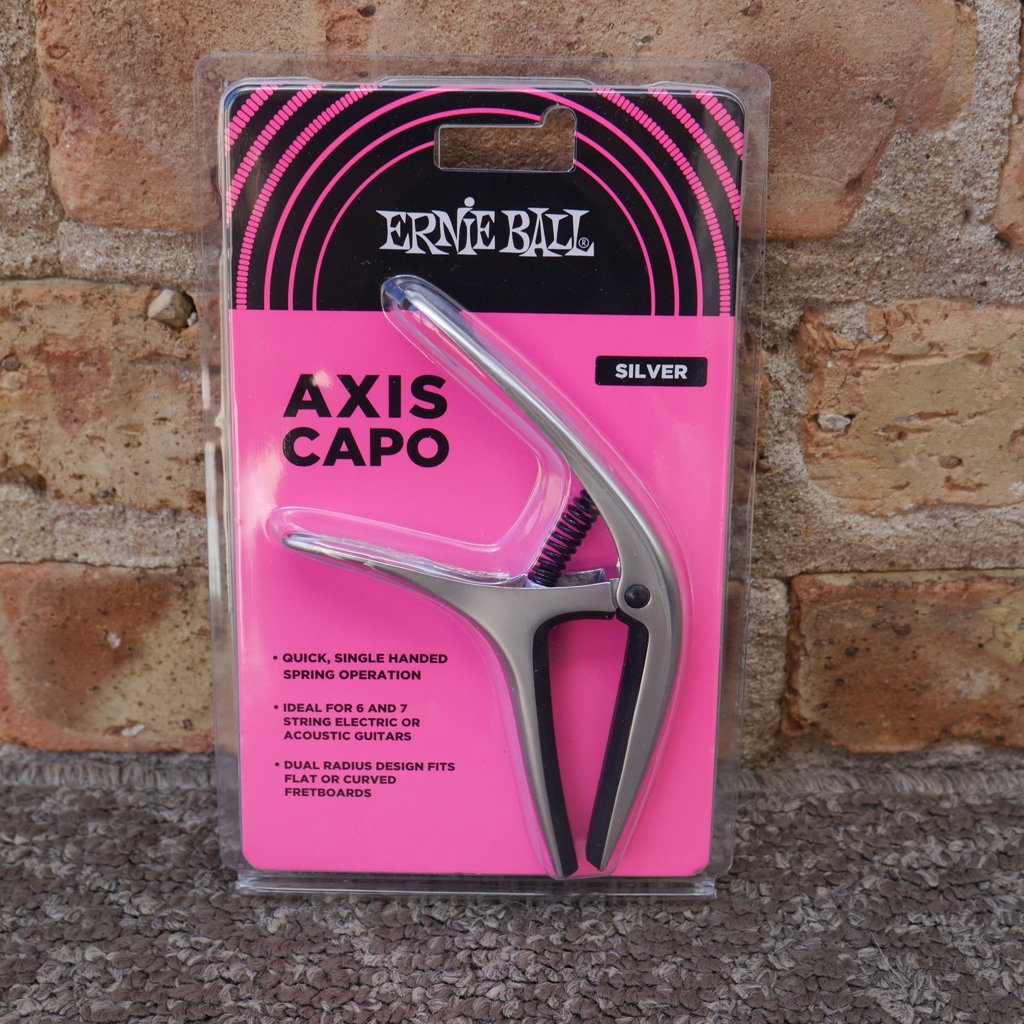 Ernie Ball Axis Dual Radius Capo Silver Satin