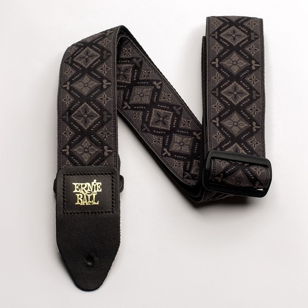 Ernie Ball Regal Black Jacquard Guitar Strap