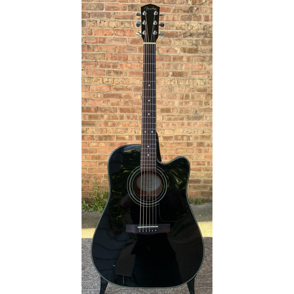 Fender DG20CEBLK Acoustic Electric Guitar Used Black