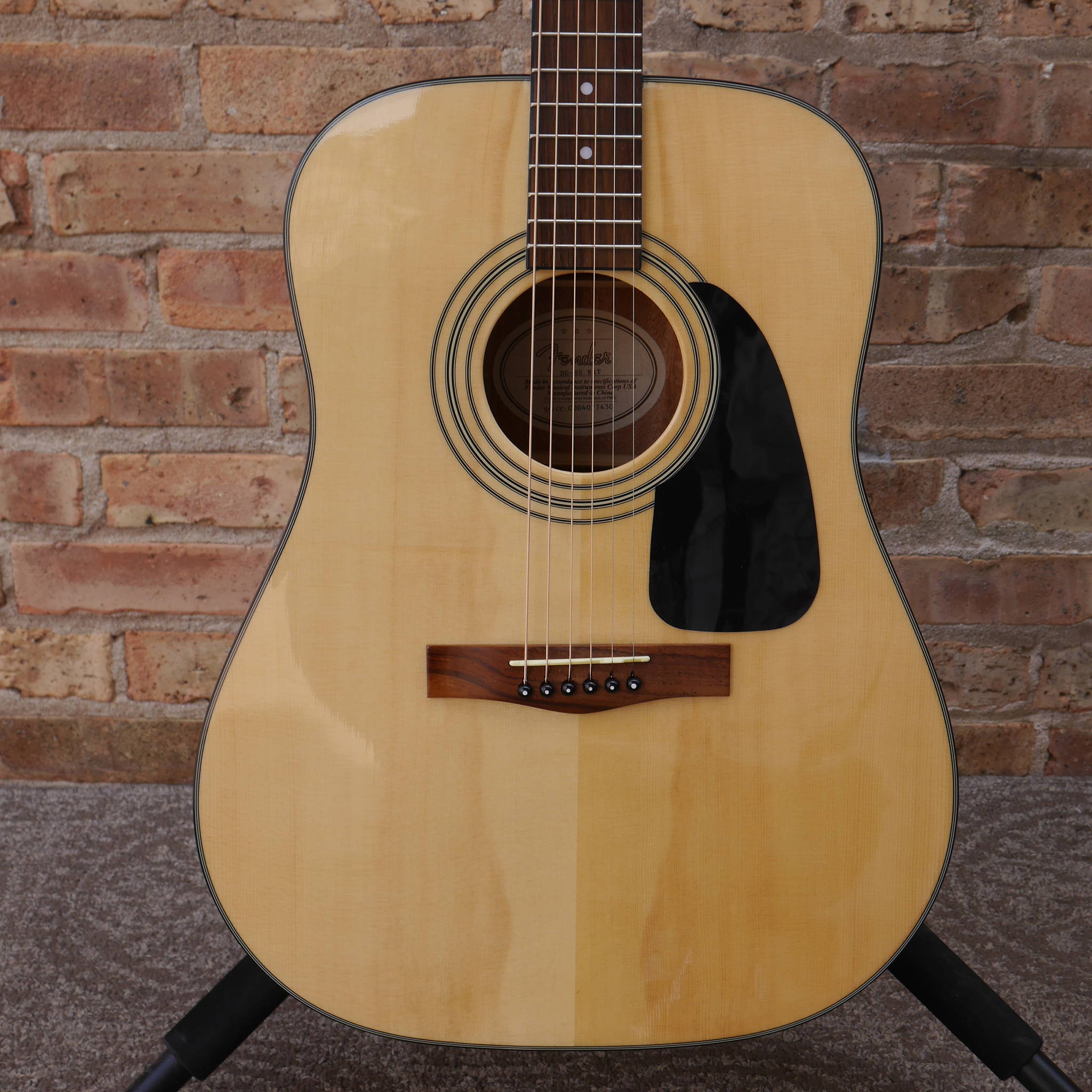 Fender DG-8S Acoustic Guitar Used Natural w/Gig Bag