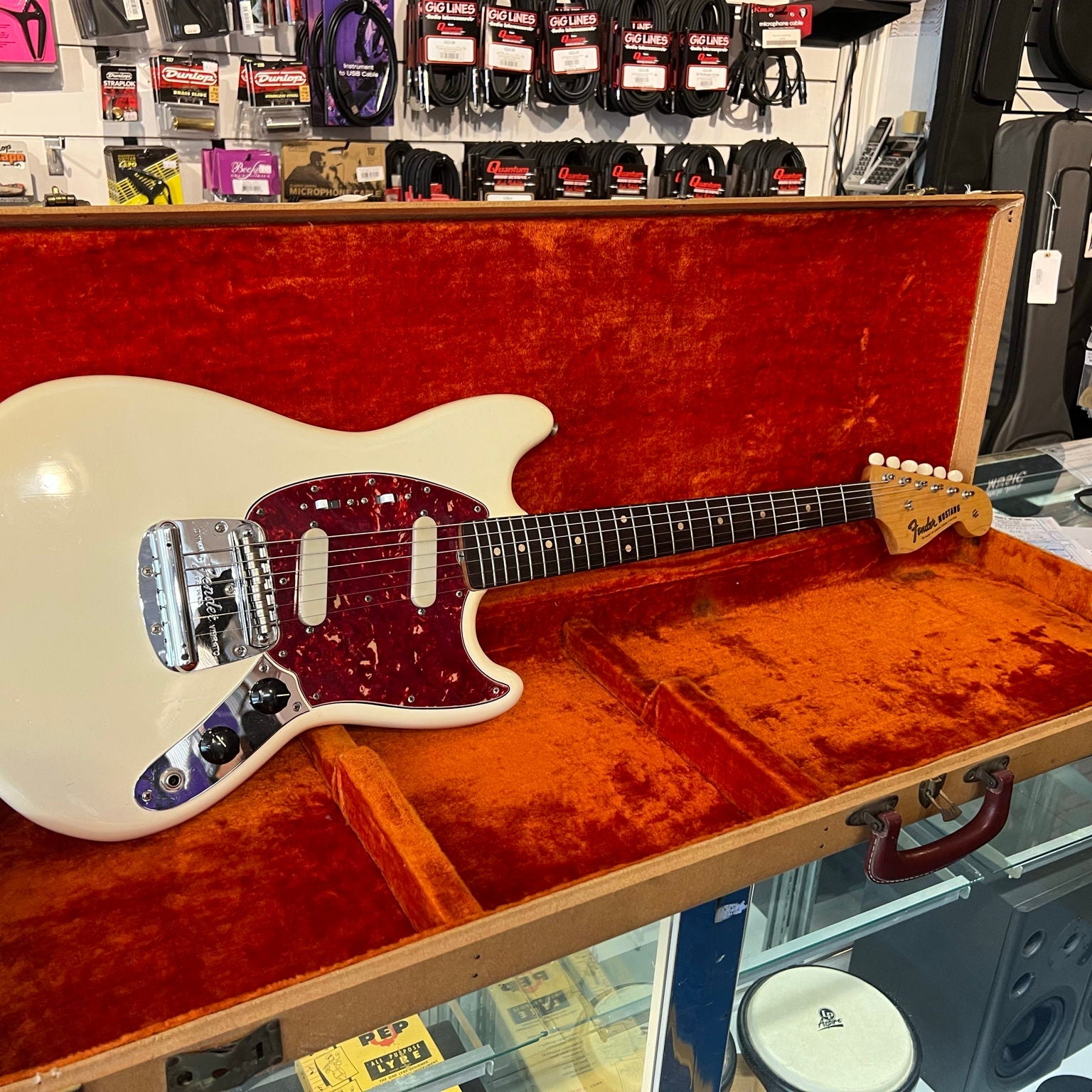 Fender Mustang Electric Guitar Original White 1964