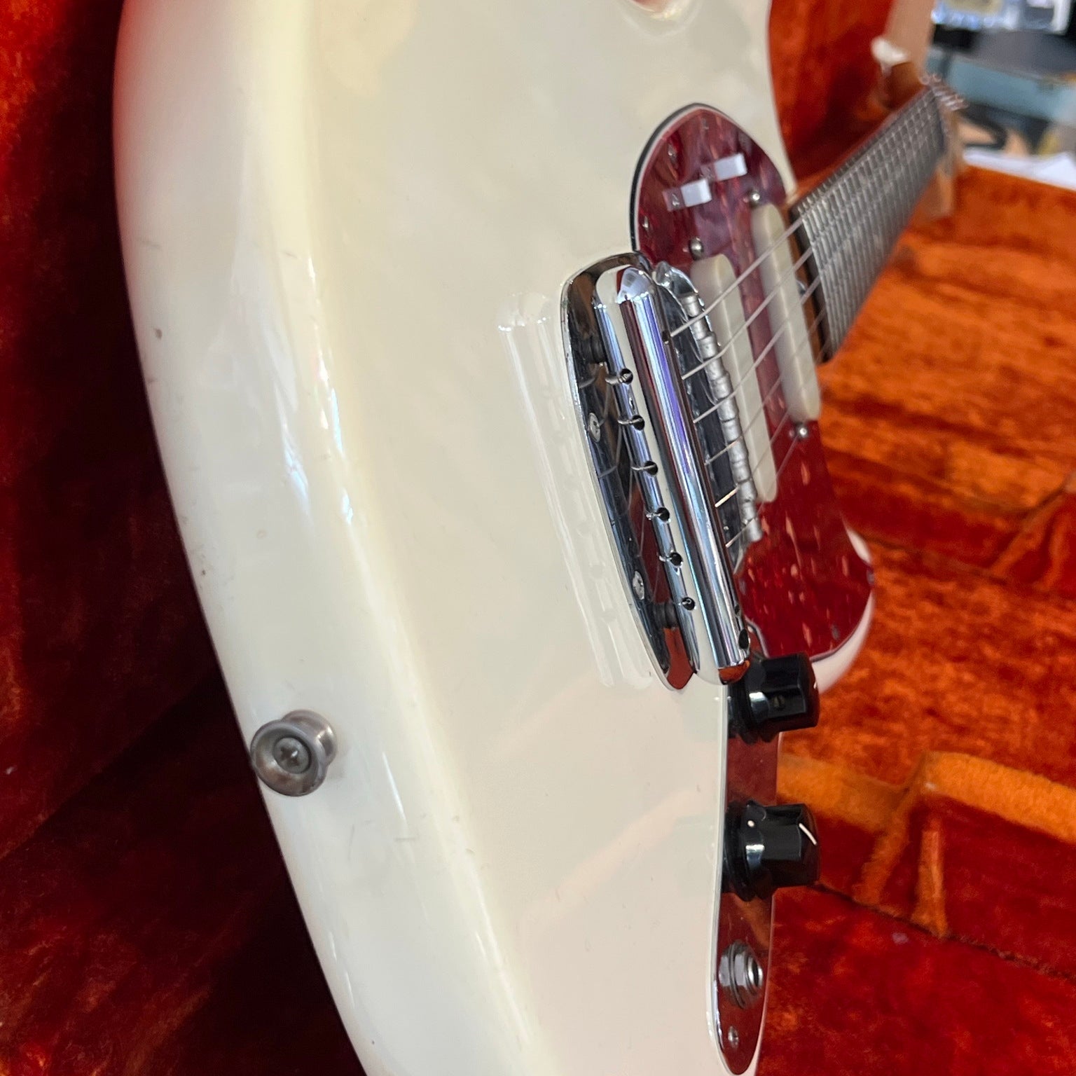 Fender Mustang Electric Guitar Original White 1964