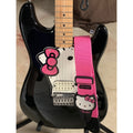 Fender Squier Hello Kitty Stratocaster Electric Guitar w/HSC and matching strap excellent (used)