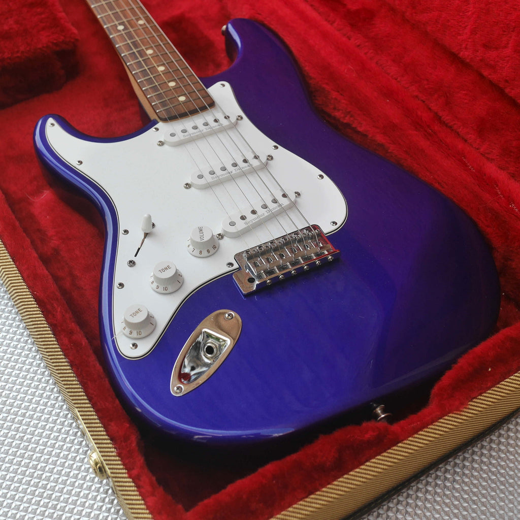Fender Stratocaster MIM Left-Handed Blue 1999-2000 w/Tweed HSC